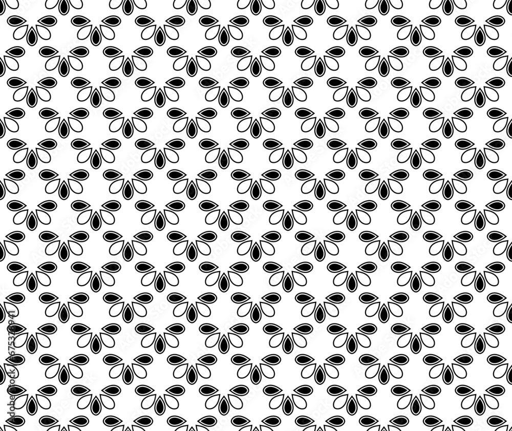 Floral vector ornament. Seamless abstract classic background with flowers. Pattern with repeating floral elements. Ornament for wallpaper and packaging Floral vector ornament. Seamless abstract classic background with flowers. Pattern with repeating floral elements. Ornament for wallpaper and packaging