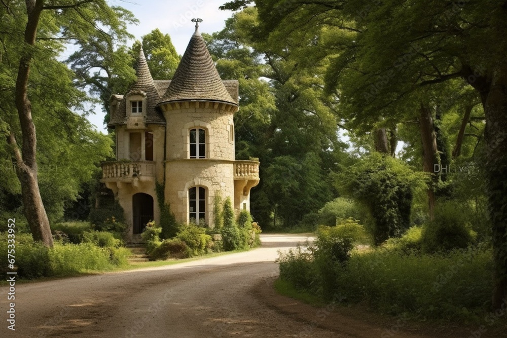 Image of a picturesque location in Gironde. Generative AI