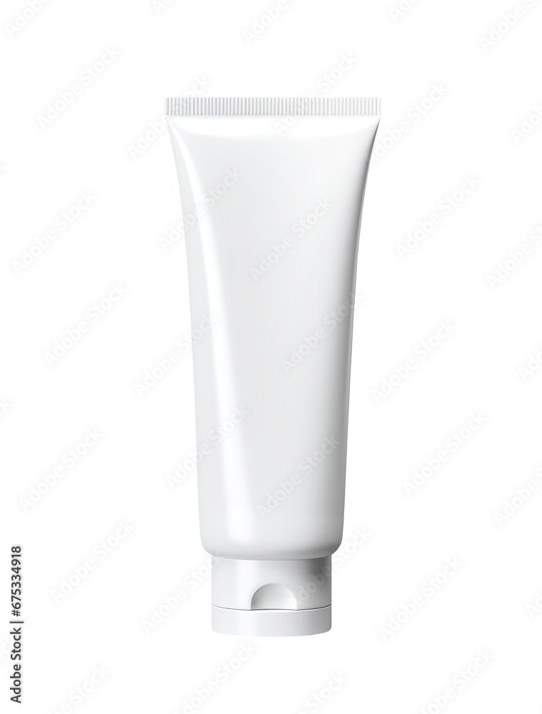 tube of cream isolated. Template on transparent background