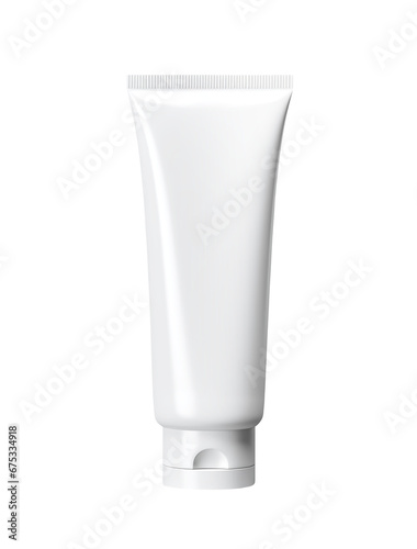 Obraz na płótnie tube of cream isolated. Template on transparent background w salonie