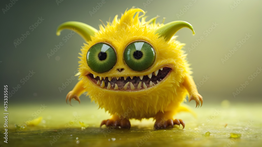 monster with a smile monster with a smile