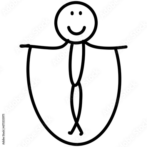 Lines, illustrations, single lines, funny cartoons