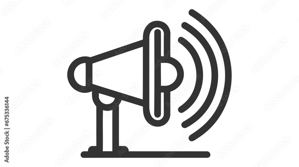 Megaphone Icon Vector Logo Design Template Megaphone Icon Vector Logo Design Template