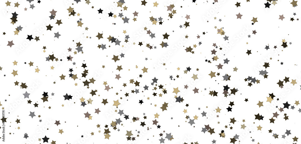 stars gold modern frame in 3d stars gold modern frame in 3d