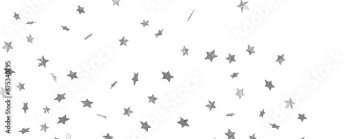 Group of silver stars isolated on white background. © vegefox.com