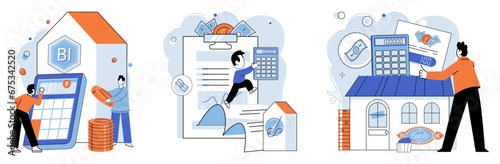 Tax information. Vector illustration. The tax information concept highlights importance accurate and up to date tax data Double checking accuracy tax calculations is crucial to avoid penalties
