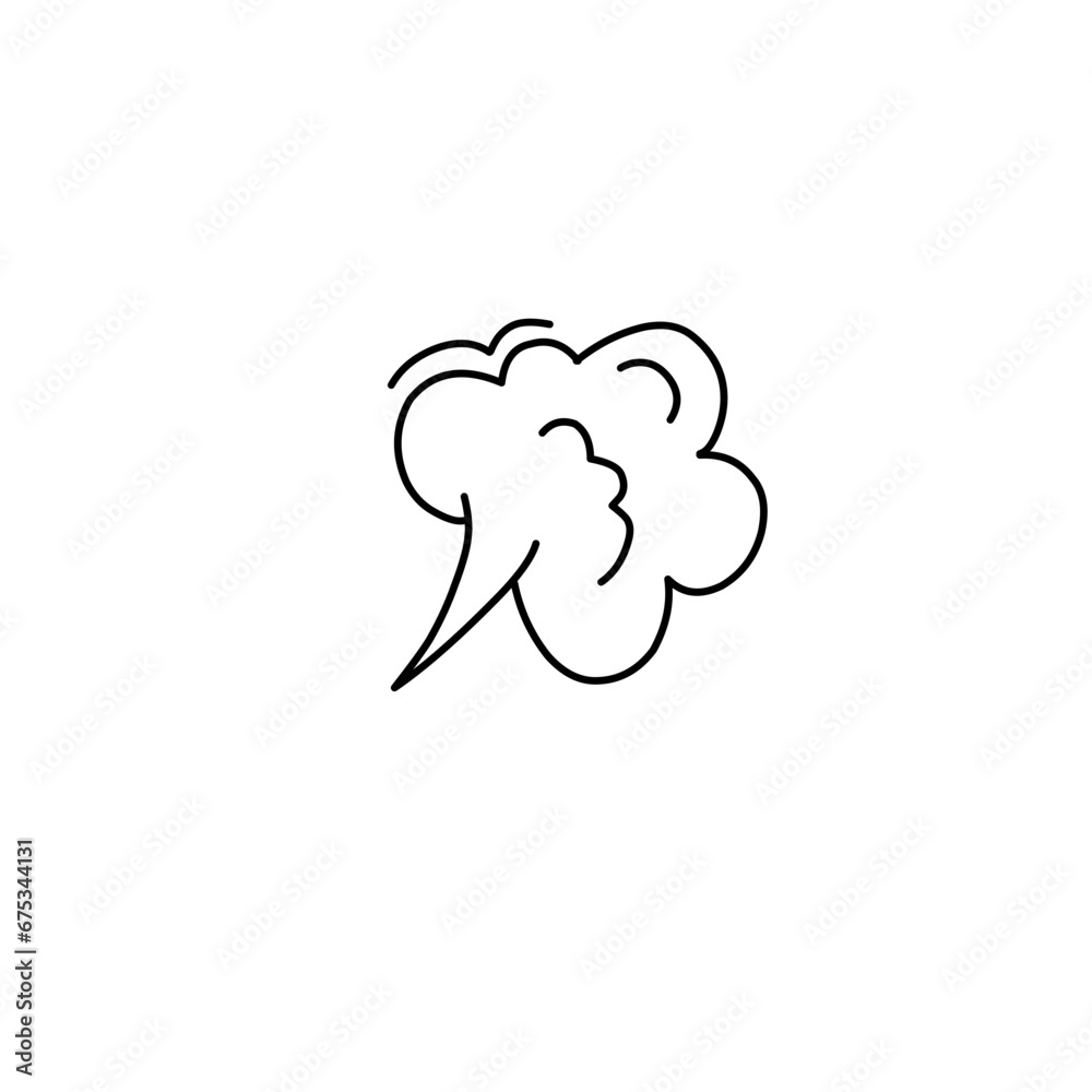 Poof Doodle Cartoon Smoke Poof Doodle Cartoon Smoke
