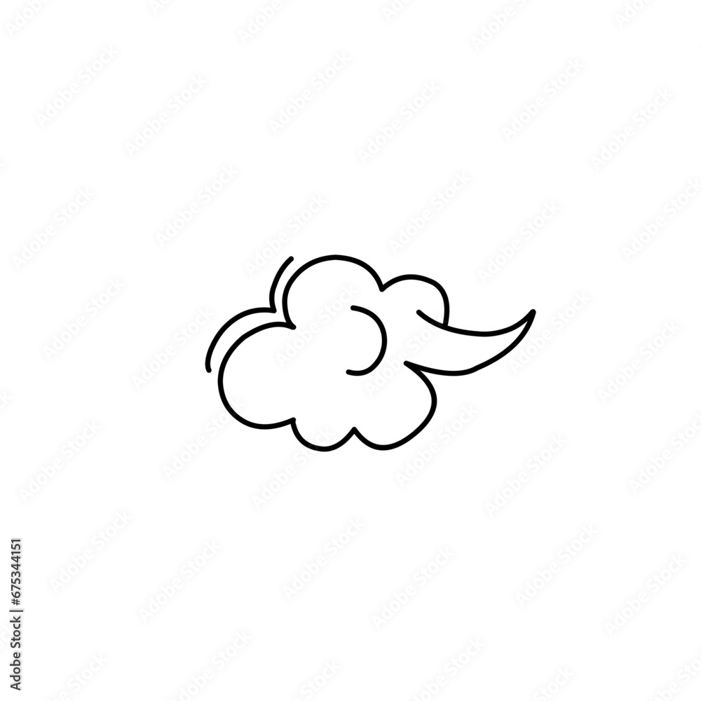 Poof Doodle Cartoon Smoke