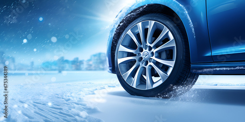  Winter Wheels Unleashed: A Comprehensive Guide to Choosing the Perfect Snow-Ready Tyres for Any Frosty Journey background ai generated