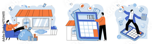Tax information. Vector illustration. Finance professionals provide advice on managing tax obligations and maximizing deductions The tax information concept highlights importance accurate