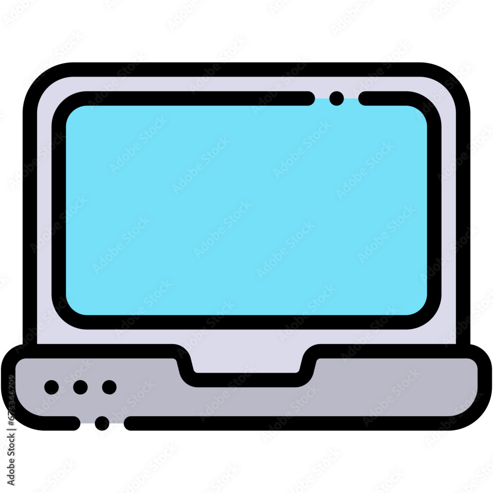Vector Icon Laptop, Laptop Computer, Computer, Digital, Electronics, Technology Vector Icon Laptop, Laptop Computer, Computer, Digital, Electronics, Technology