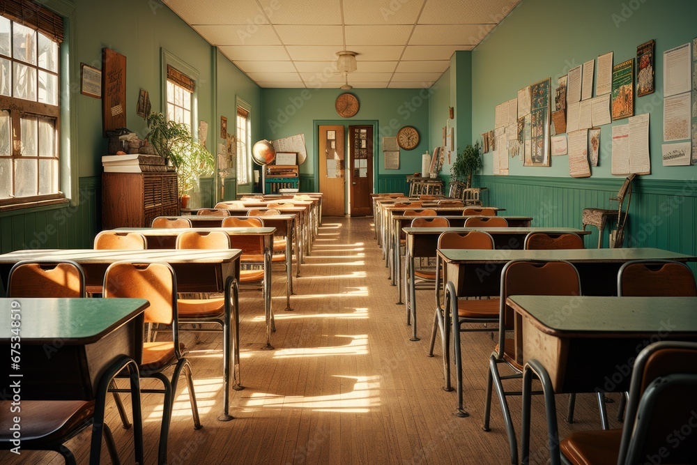 classroom at school classroom at school