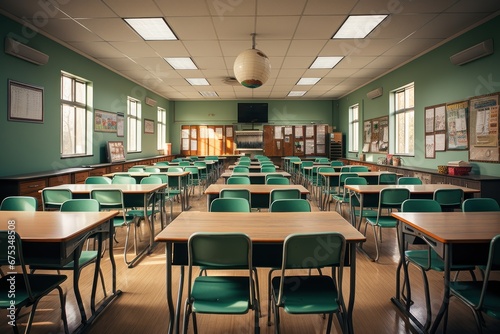 classroom at school photo