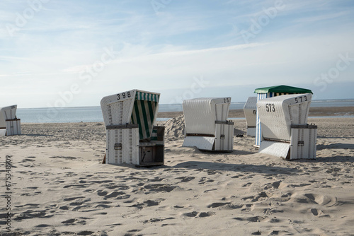 Strandkörbe auf Baltrum photo