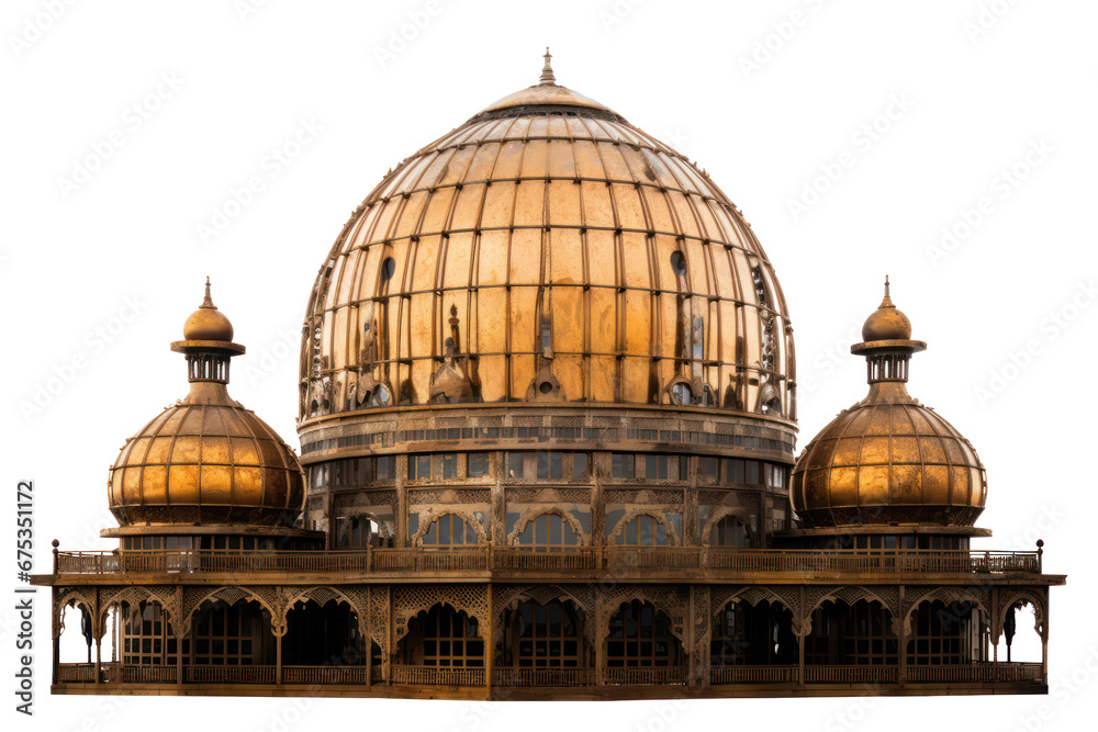 Obraz premium dome on building, isolated object on transparent background