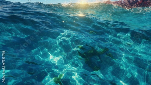 water background.Generative AI © sudipdesign