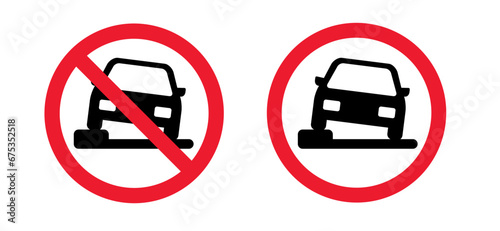 No parking on pavement, signboard. Stop, parked on a pedestrian walkway. Traffic, vehicle not on the sidewalk, footpath. Side walk rood sign. Do not car parking on pavements. Forbidden.