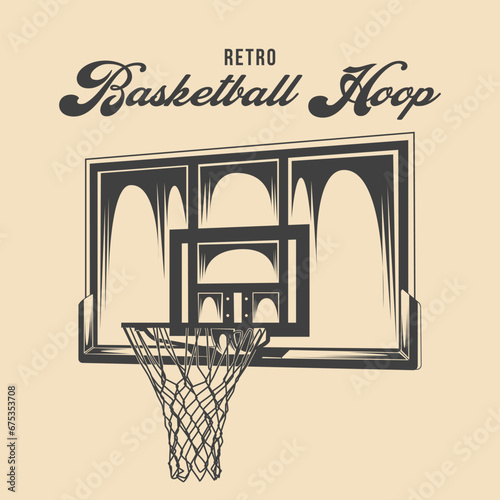 Retro Basketball Hoop