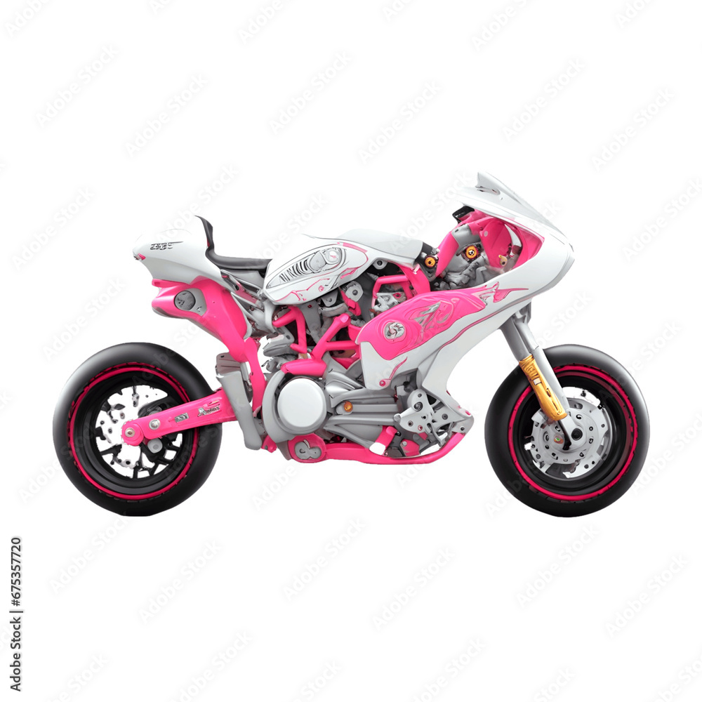 motorcycle on white background,Cartoon Avatar for Digital Content,Character Illustration for Creative Projects motorcycle on white background,Cartoon Avatar for Digital Content,Character Illustration for Creative Projects