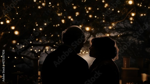 Couple sharing a romantic moment