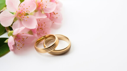 wedding rings, wedding invitation background