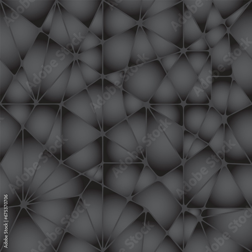 Black triangle low poly pat...