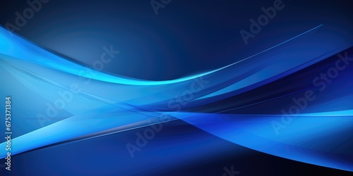 Curved smooth waves blue background wallpaper