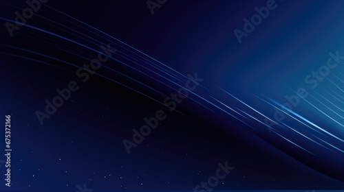 Abstract blue background with dots and shining lines