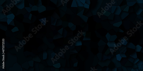 Quartz Navy blue Broken Stained Glass Background . Voronoi diagram background. Seamless pattern shapes vector Vintage Quartz surface white for bathroom or kitchen 