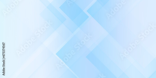 Abstract light blue gradient background with modern seamless lines, geometric pattern background arranging randomly, business and technology background with gradient color triangle and square shapes. photo