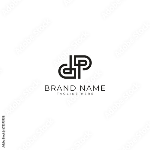 DP Letter Logo Design Template Vector