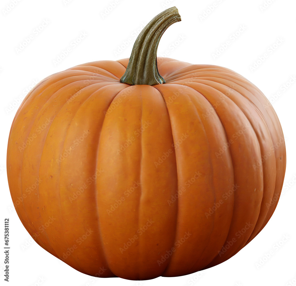 Pumpkin isolated on transparent background. Generative AI
Pumpkin isolated on transparent background. Generative AI