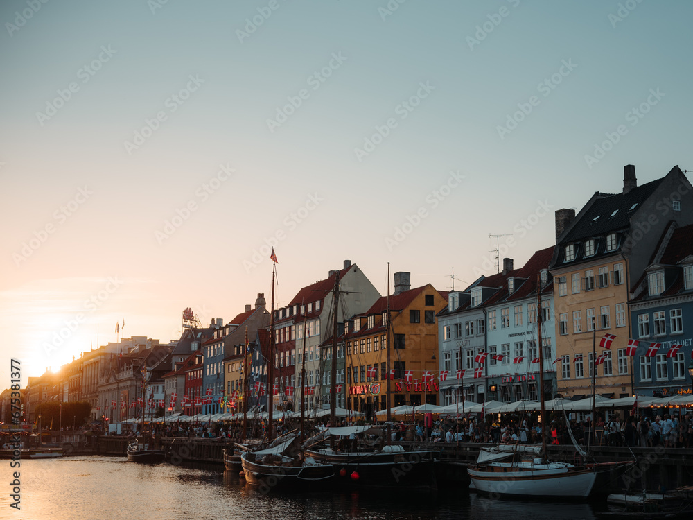 Copenhagen at sunset