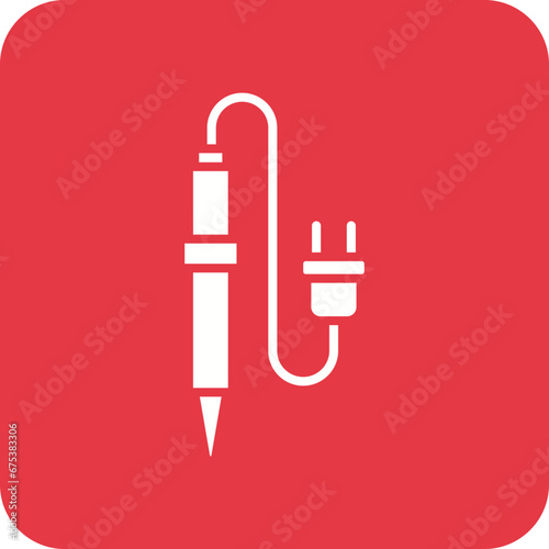 Soldering Iron Line Color Icon