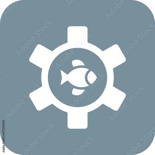 Fishing Gear Line Icon