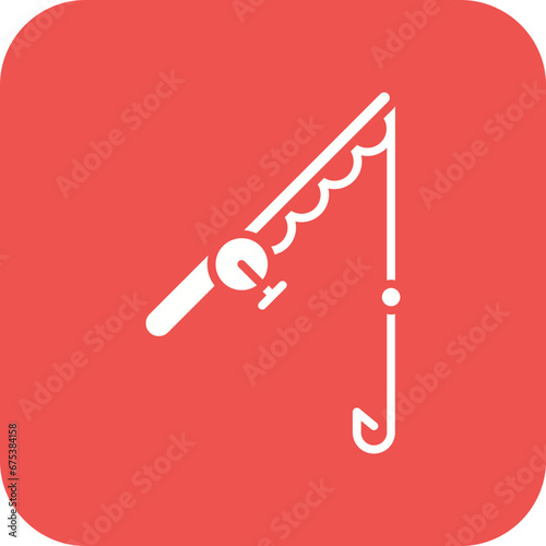 Fishing Rod Line Icon