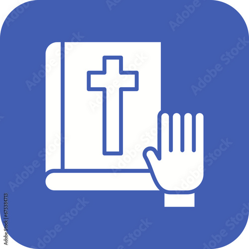 Oath Line Icon