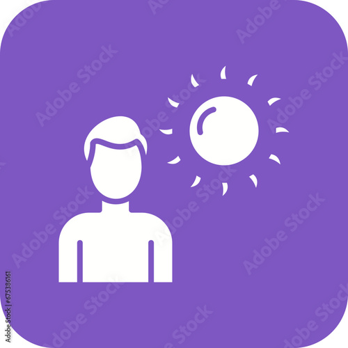 Tanning Line Icon