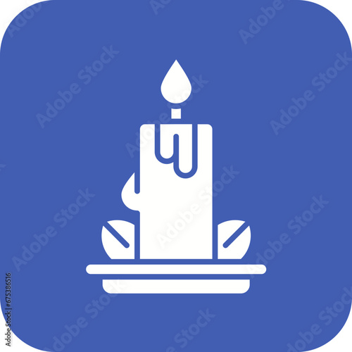 Scented Candle Line Icon