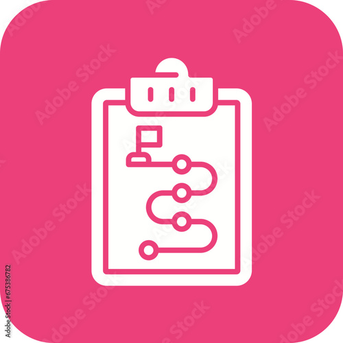 Business Plan Line Icon