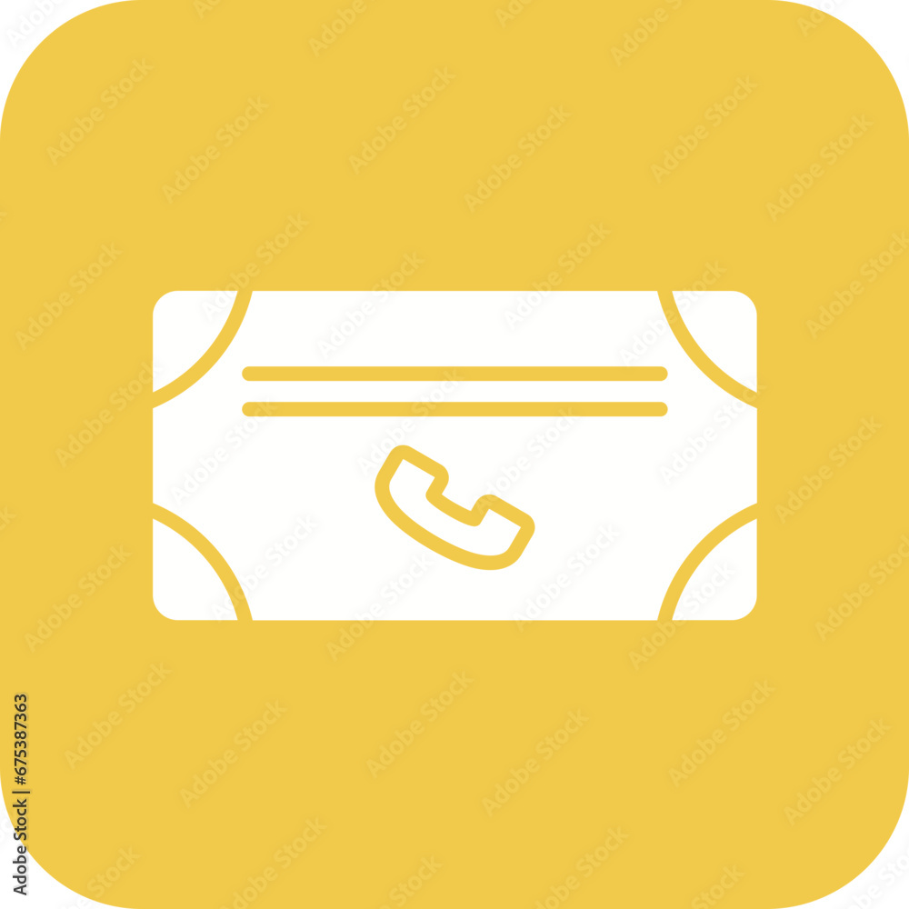 Minimal Contact Line Icon Minimal Contact Line Icon