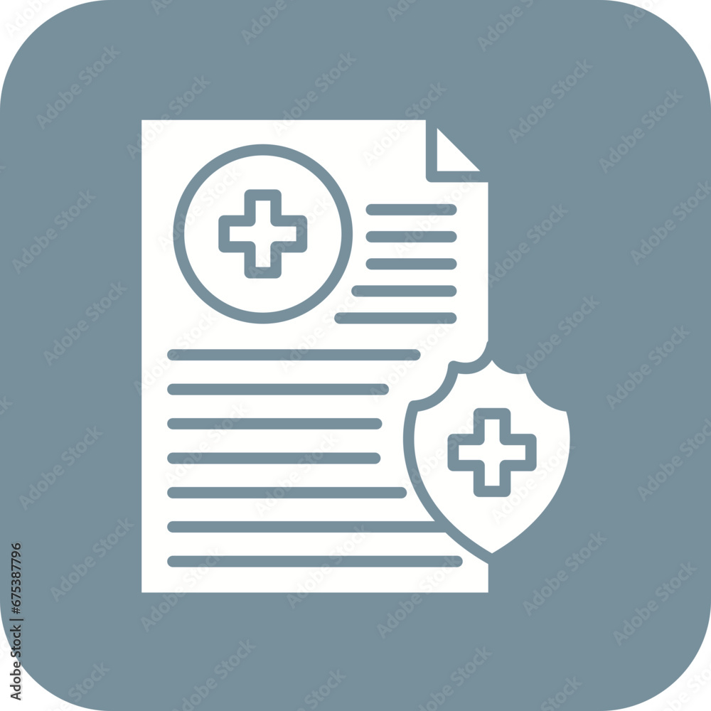 Health Insurance Line Icon Health Insurance Line Icon