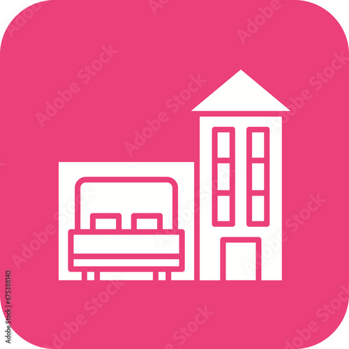 Accommodation Line Icon