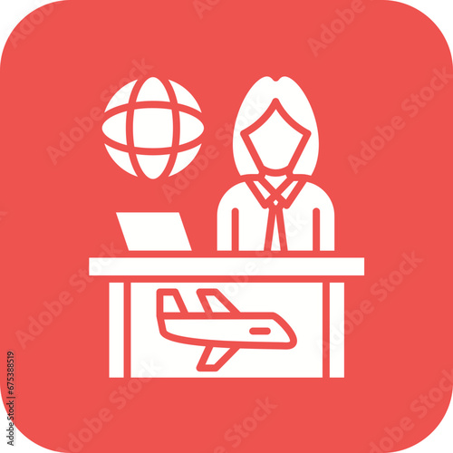 Travel Assistance Line Icon