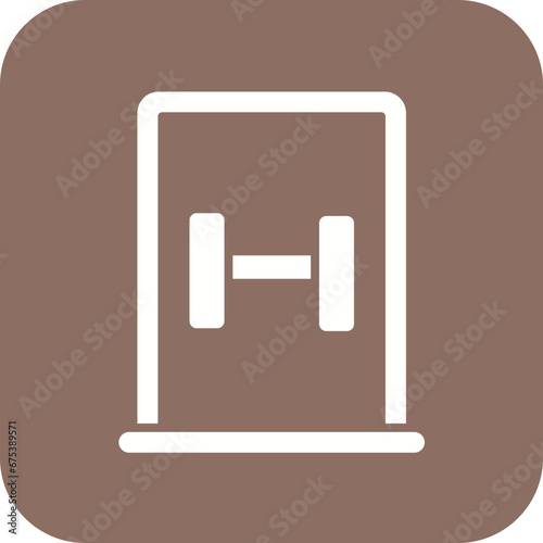 Home Gym Line Icon