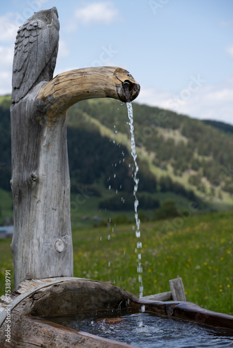 Trinkbrunnen in den Alpen