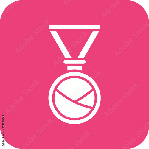 Field Hockey Medal Line Icon