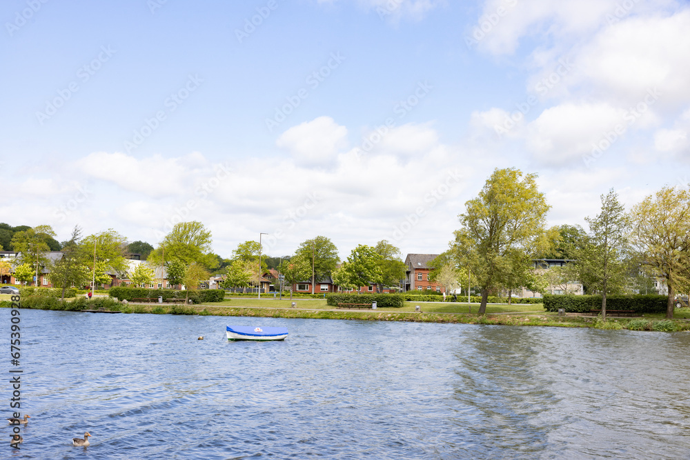 Kolding castle lake, Kolding is a harbor and market town in South Jutland in Denmark with 57,583 inhabitants (2013)
Kolding castle lake, Kolding is a harbor and market town in South Jutland in Denmark with 57,583 inhabitants (2013)