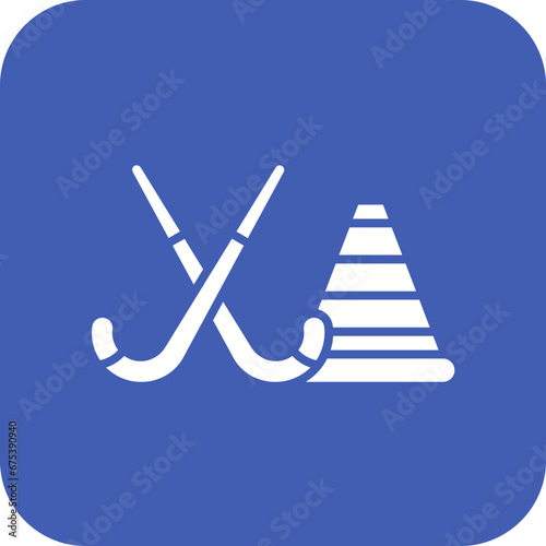 Hockey Practice Line Icon