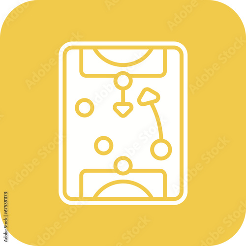 Tactics and Positioning Line Icon